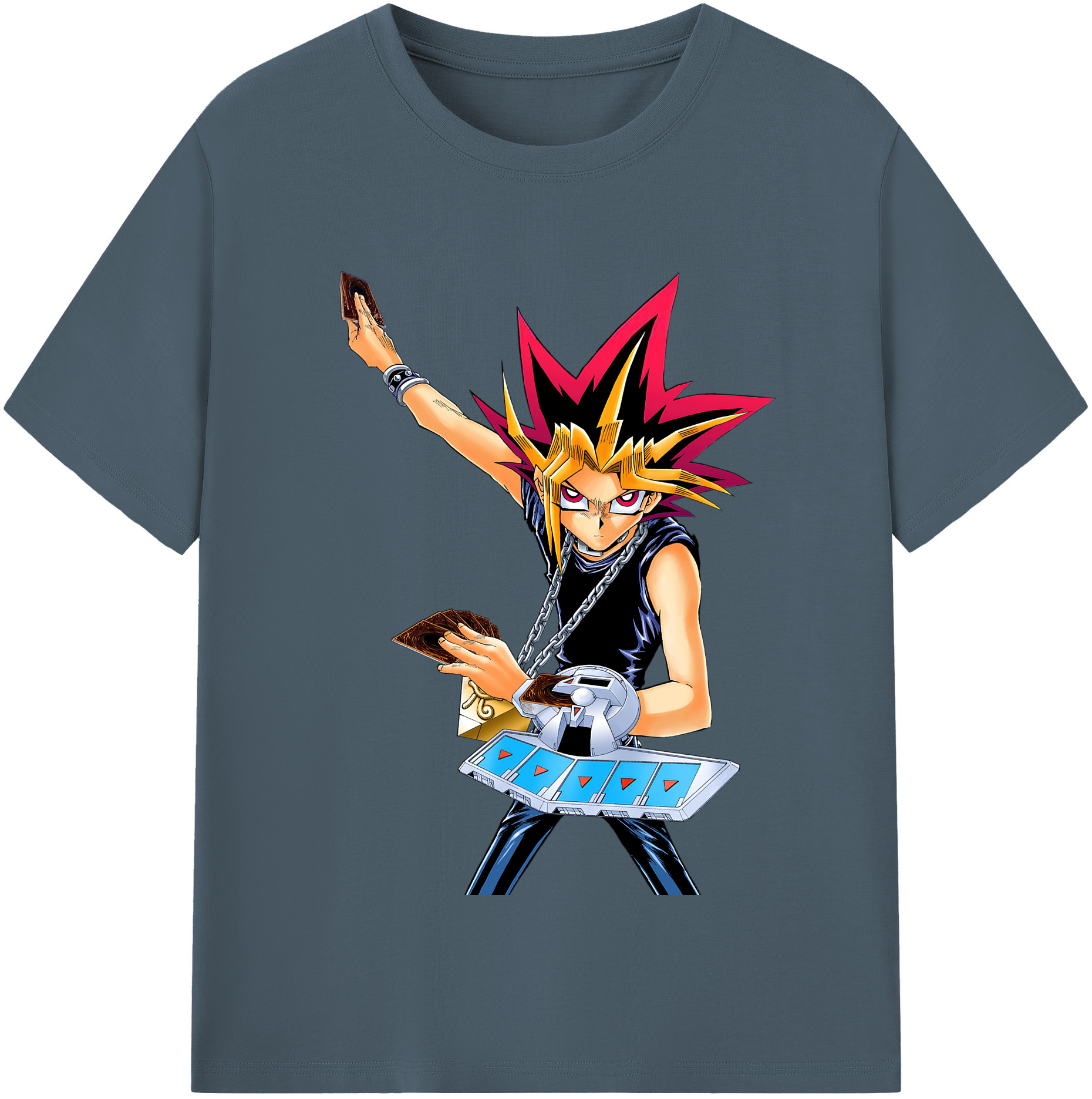（画像用） 遊☆戯☆王 Yu-Gi-Oh! 綿100％半袖Tシャツ（フロントプリント）